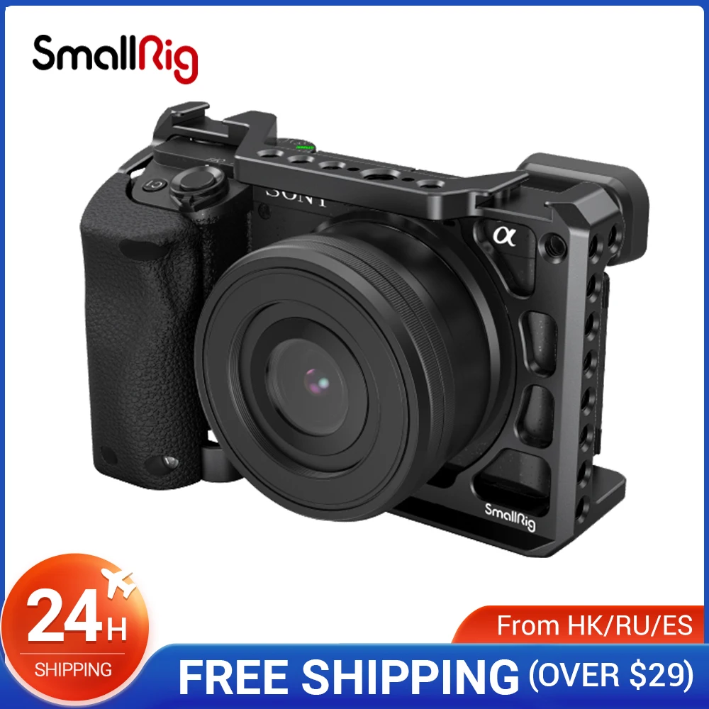 Gaiola com Alça de Silicone Gaiola para Sony Smallrig Dslr Sony Câmera Equipamento A6100 A6300 3164 Gaiola Conjunto A6400