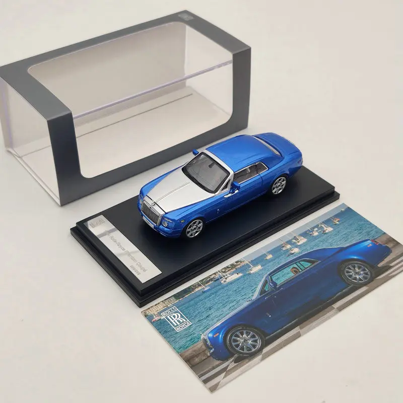 

1/64 For R~ls-R~ce Phantom Coupe DC8801 Blue Diecast Models Limited Collection Auto Car Gift