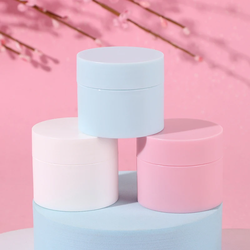 

5g /15g/20g/30g/50g Empty Travel Pp Facial Cream Jar Empty Tight Waist Container Cosmetic Plastic Box Cosmetic Refillable Bottle