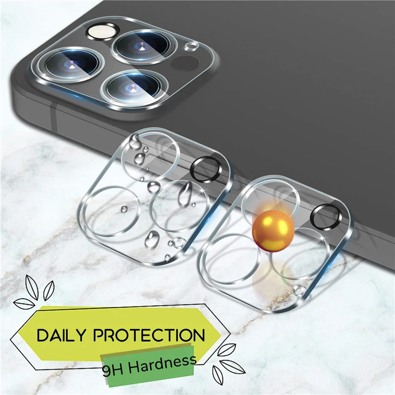 

3PCS cubierta completa de la Lente de lade cristal Protector para iPhone 12 11 Pro Maxde vidrio templado para iPhone