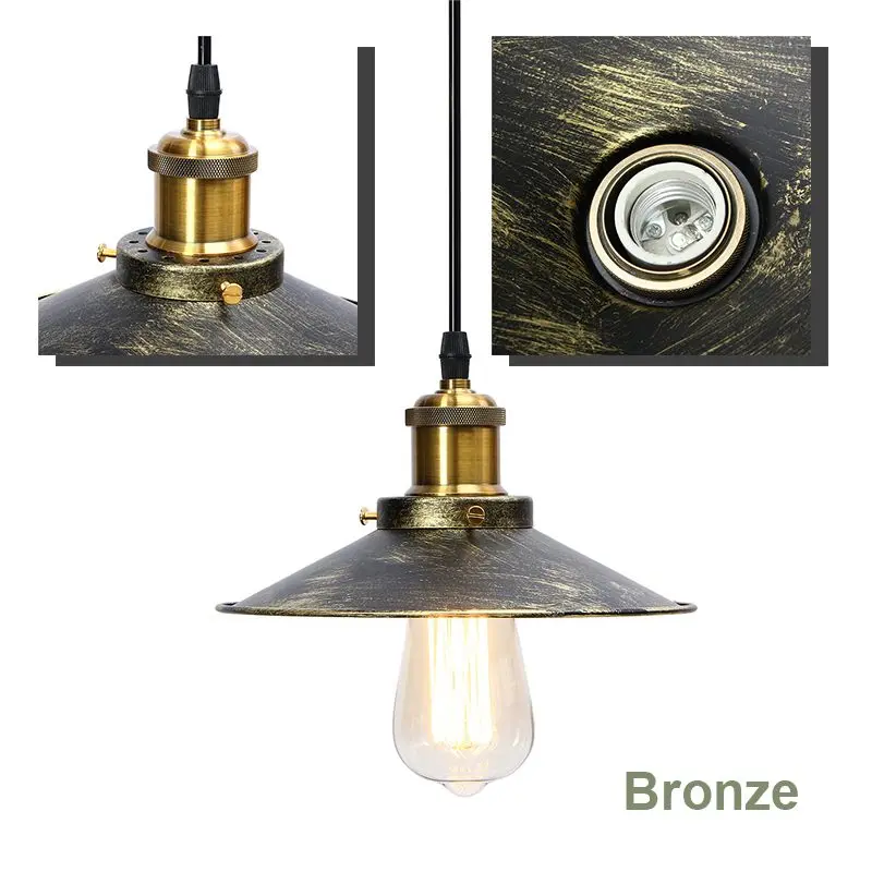 

E27 Vintage Loft Retro Pendant Light Sconce Hanging Pulley Lamp Retractable Fixtures Restaurant Bar Home Decoration Light AC220V