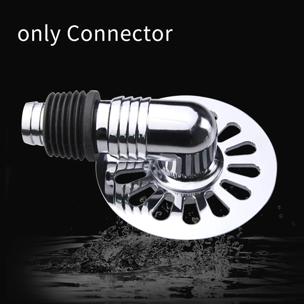 Pipe Washbasin Sewer Home Chrome Plated Dishwasher Sealing Ring Universal Fit Washing Machine Special Elbow Floor Drain Joint |