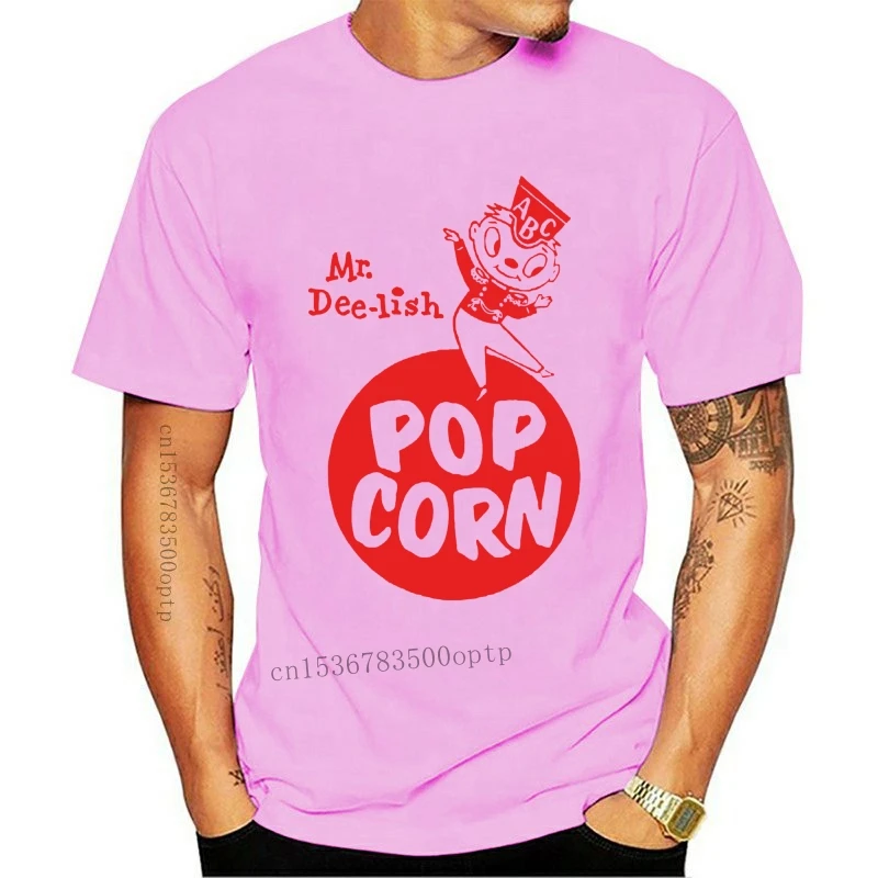 

New 2021 Printed Men T Shirt Cotton Short Sleeve Retro Vintage Kitsch Popcorn Mr. Dee-Lish Bag Art T-Shirt Women tshirt