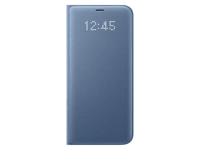 Blue Светодиодный чехол для samsung Smart Cover чехол для телефона EF-NG955 для samsung Galaxy S8 S8+ S8 Plus функция сна карман для карт - Цвет: Blue