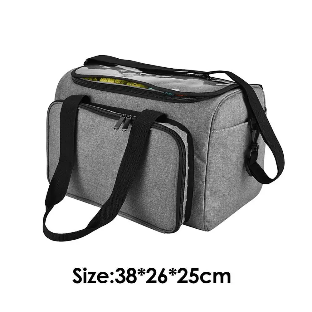 E 38X26X25cm Большая 600D ткань Оксфорд цилиндр шерстяная пряжа сумка для хранения дома крючком Крючки нить ПРЯЖА сумка для хранения DIY Набор для шитья сумка - Цвет: E 38X26X25cm
