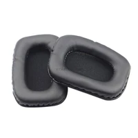 1pair soft leather ear pads cover cushion foam earmuffs replacement for audio technica ath sq5 sq505 sq5 headphones