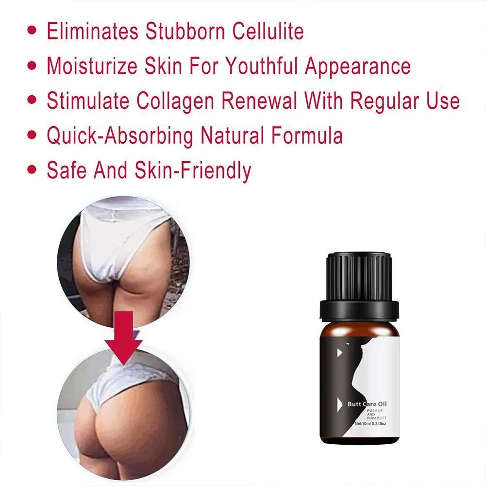 

Hip Lift Up Buttock Massage Essential Oil Butt Enlargement Big Cream Cellulite Breast Butt Oil Firming For Women 10Ml Lifti D0L3