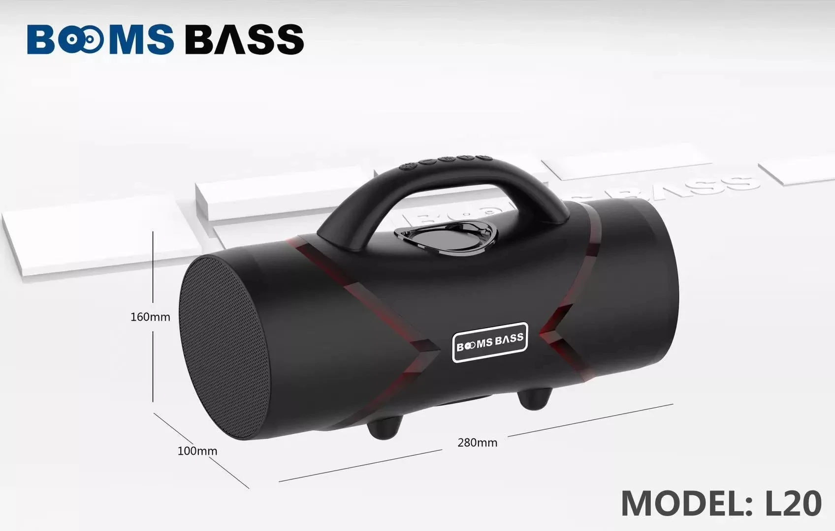 

2021 New 10W High-Power Portable Wireless Bluetooth Speaker with LED Light 3D Surround Sound Subwoofer Dual Speaker Music Center