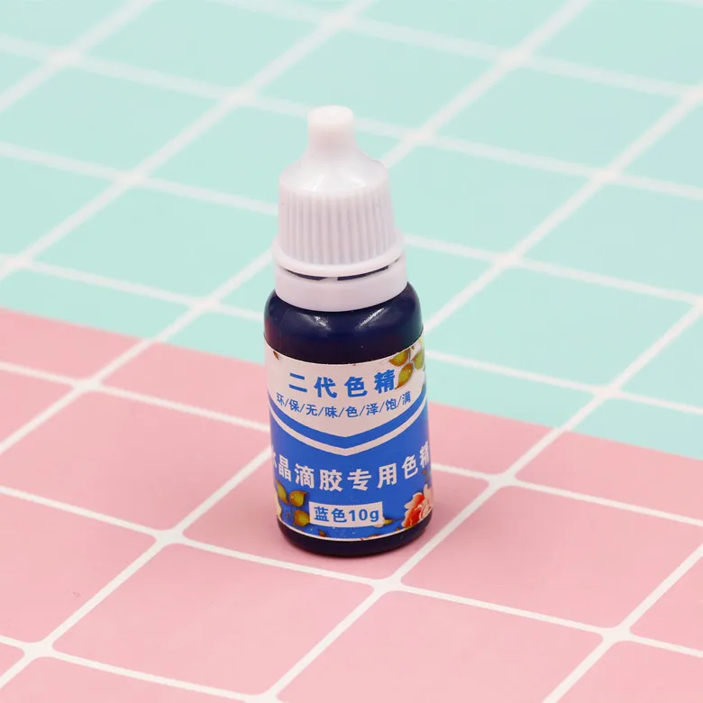 10 шт./лот слайм пигментный наполнитель капля резиновая глина Подвески DIY игрушки клей для слизи игрушка пластилин инструмент Diy ремесла для детей - Color: Purple