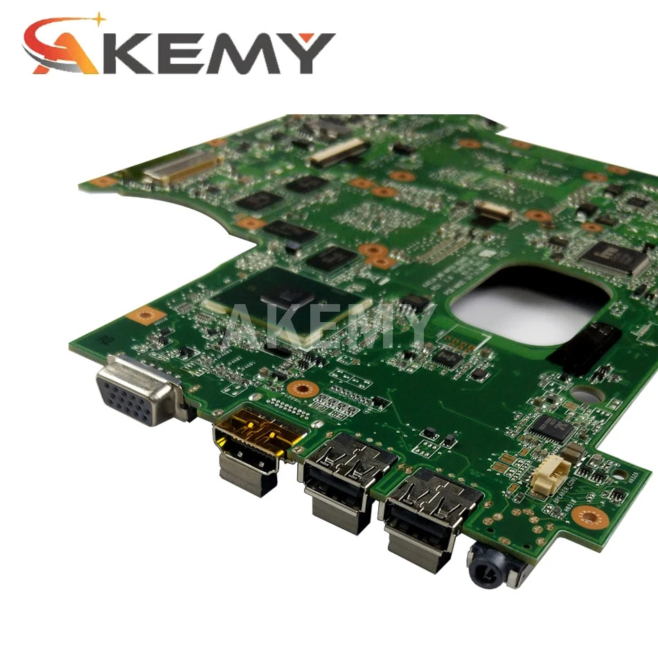 

Akemy K42JP K42JA Laptop motherboard For Asus K42JP K42JV K42JA REV 2.0 original mainboard HD6570/2GB