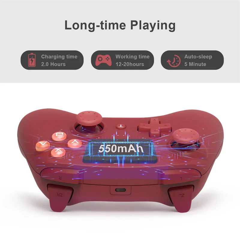 Оригинальный Женский контроллер Nintendo Bluetooth-совместим с Lite/PC USB-кабелем для