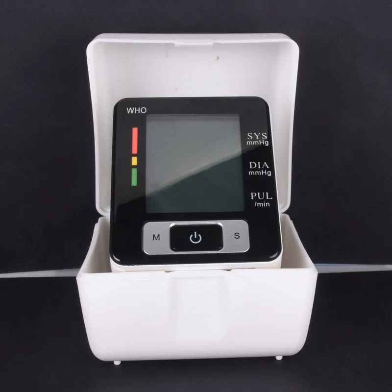 

Automatic Sphygmomanometer Smart Medical Machine Pulse Rate Fitness Measurement Wrist Digital BP Blood Pressure Monitor meter