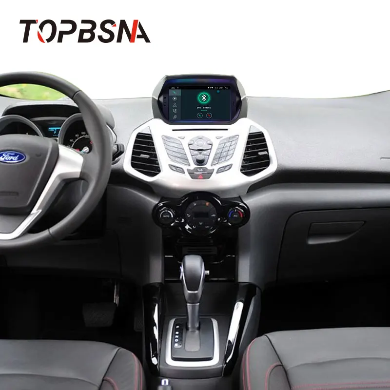 Автомобильный DVD-плеер TOPBSNA на Android 10 с GPS Wi-Fi IPS экраном для Ford Ecosport типоразмер 2 Din |