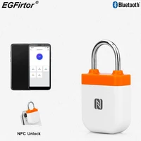touch smart luggage lock nfc bluetooth smart keyless waterproof lock app control security anti theft padlock for android ios