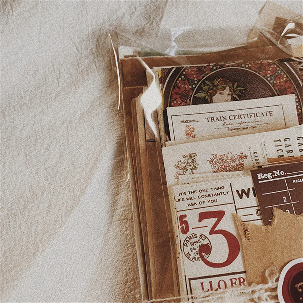 

230Sheets Retro Note Decoration Stationery Sticker Memo Diary Planner Scrapbooking Material Decoration Cute School Supplies