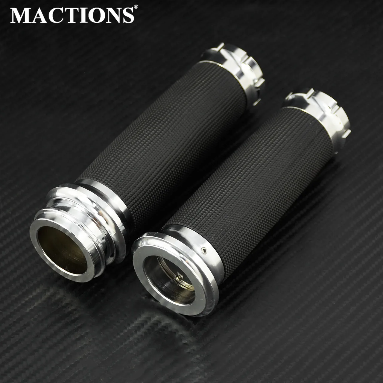 Хромированные электронные ручки для мотоцикла 25 мм 1 дюйм ручка Harley Softail Slim FLS Deluxe