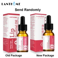2pcs lanthome anti aging lip oil moisturizer big lip plumper enlarger lip therapy repair dry chapped cracked lip care