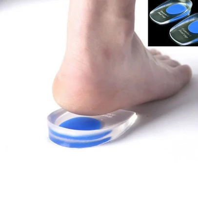 

1Pair Sumifun Spur Support Shoe Pad Inserts Silicon Gel Heel Cushion Insoles Soles Relieve Foot Pain Protectors Foot Care Z02101