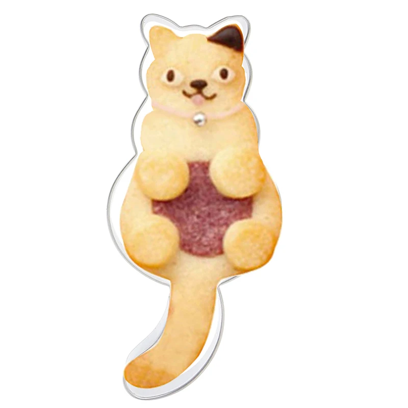 

14pcs Cookie Cutters Moulds Stainless Steel Cute Animal Cat Shape Biscuit Mold