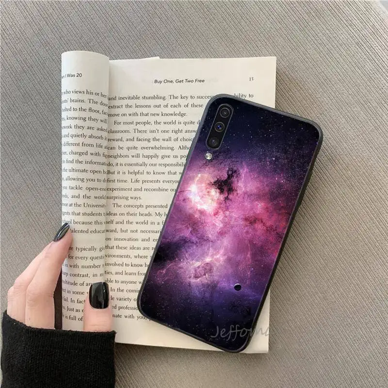 

space for galaxy Phone Case For Samsung galaxy S note 7 8 9 10 20 fe edge A 6 10 20 30 50 51 70 lite plus Soft Silicone Funda