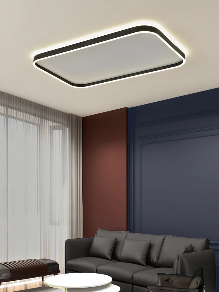 

Современная люстра в золотистой и черной рамке, лампа для гостиной, спальни, комнатное освещение с регулируемой яркостью, Прямая поставка