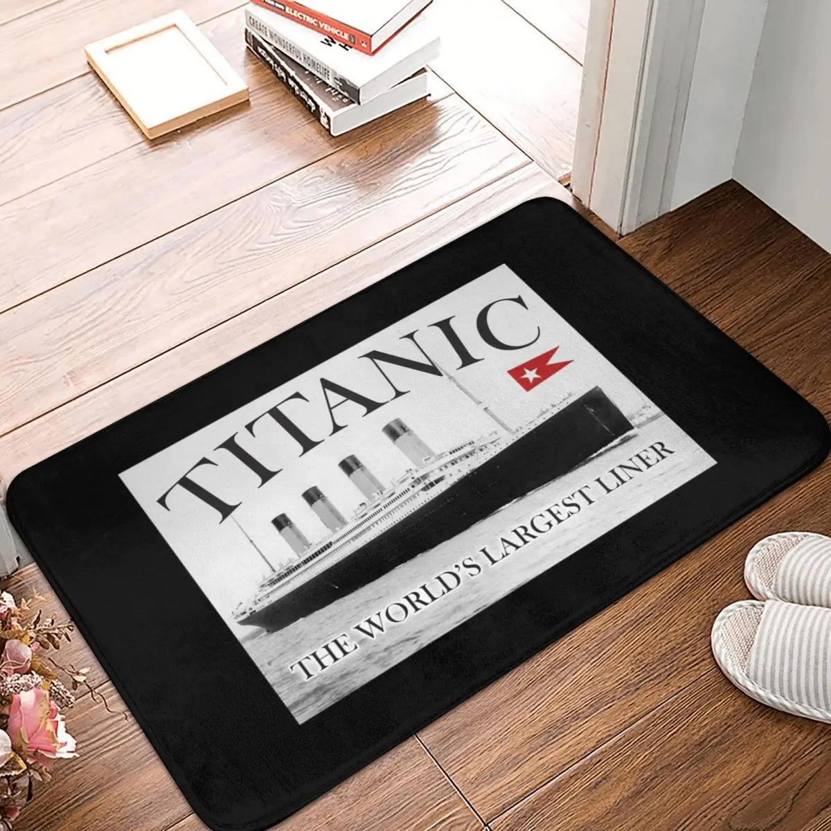 

Титаник, круизный лайнер, коврик, ковер, нескользящий напольный декор из полиэстера, для ванной, кухни, гостиной, 40x60