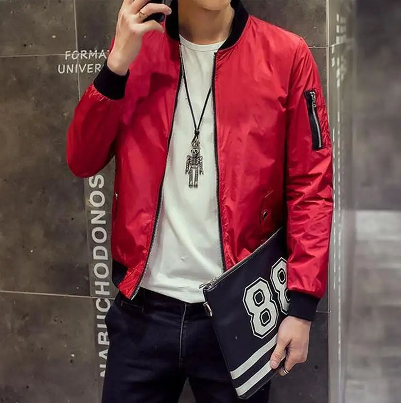 

Size Men Lager Clothing Free Shopping Men's Casual Windbreaker Thin Coat / M-5xl