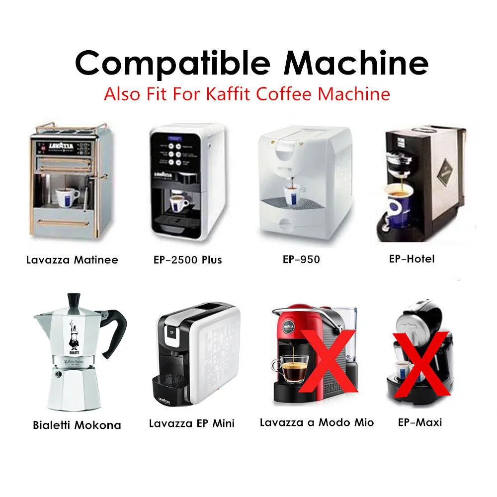 ICafilas Lavazza фильтры для кофе из нержавеющей стали многоразовые кофейные капсулы Pod чашка капельница для Lavazza точка машина