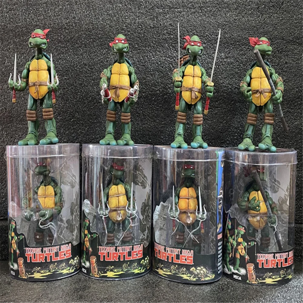 NECA 4 шт. 6 дюймов Леонардо Микеланджело Донателло подростковые мутанты Черепашки