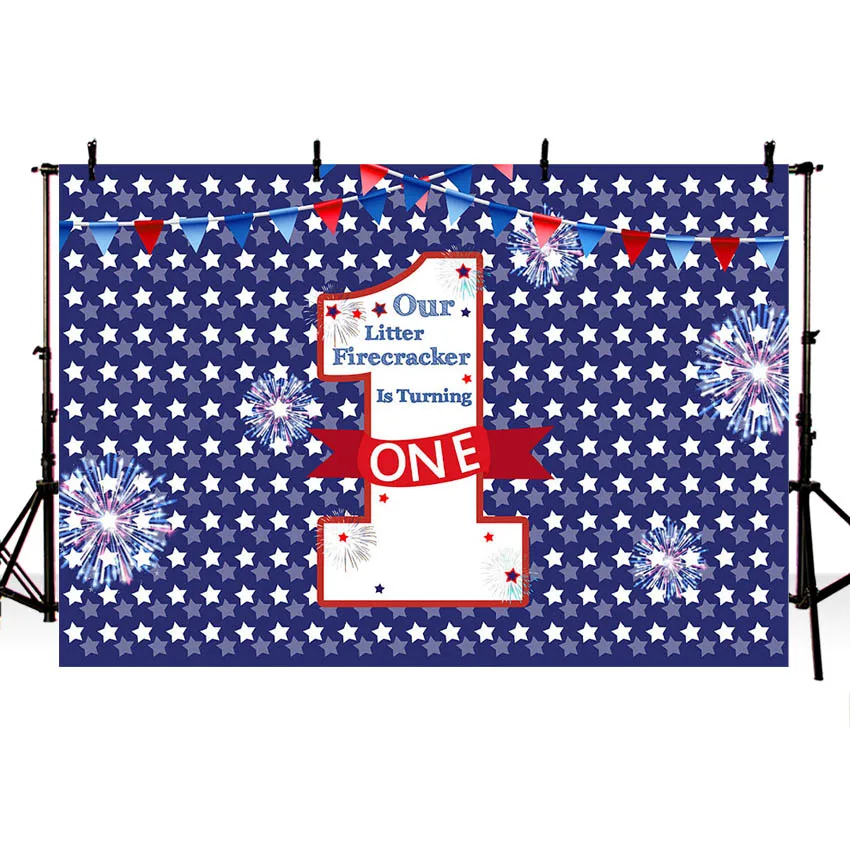 День Независимости день рождения фон 4 июля фейерверк Пожарник первый украшение