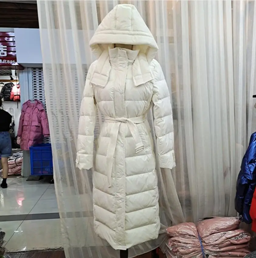 

Down Jackets Fashion Women 2020 New Winter Coat Long Slim Thicken Warm Jacket Down Cotton Padded Jacket Outwear Parkas