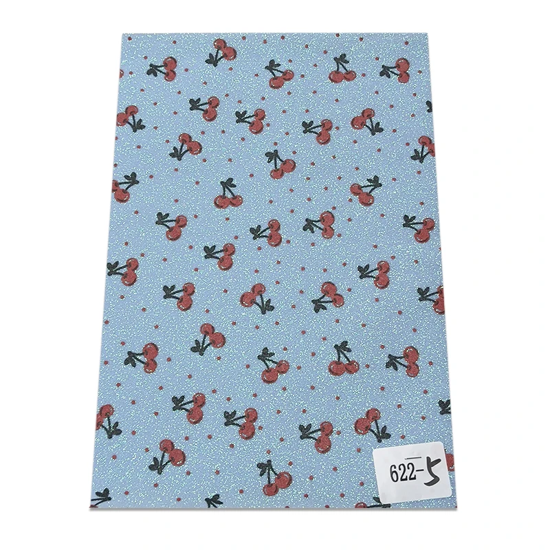 135x30 см плоды черемухи напечатанный отлично блестящая искусственная кожа листы