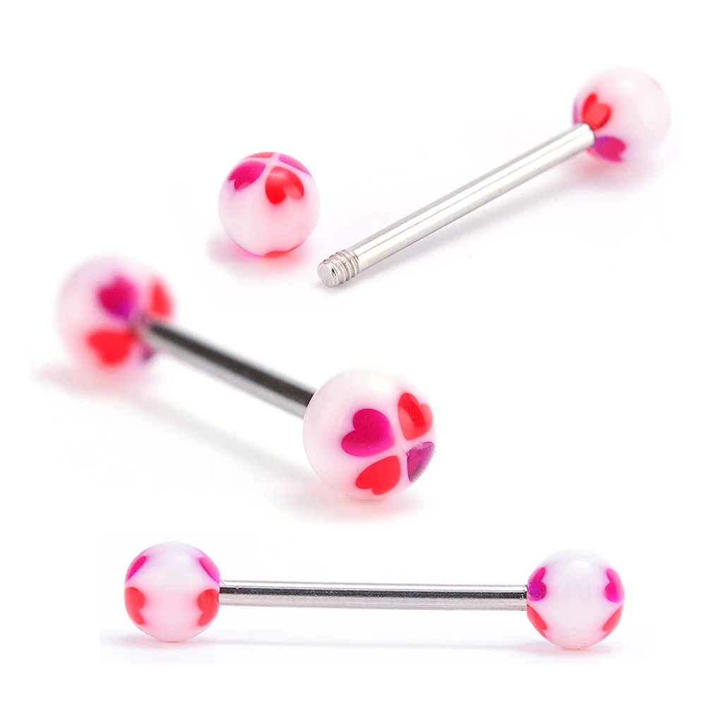 Оптовая продажа 30 шт. пирсинг промышленный хирургические Сталь УФ мягкий