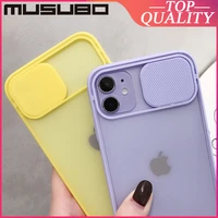 musubo the new luxury phone case for iphone 11 pro xs max 7 8 se 2 capa frosted transparen tback soft edge shockproof cover