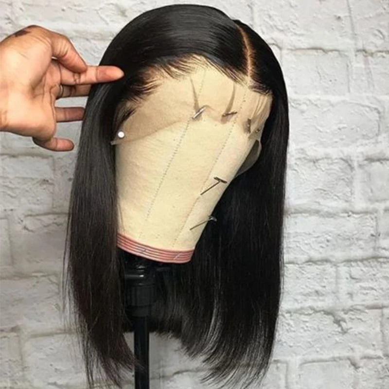 

Short Bob Wig Straight Lace Front Human Hair Wigs For Women Brazilian 360 Lace Frontal Wig Pre Plucked Dolago Lace Closure Wig