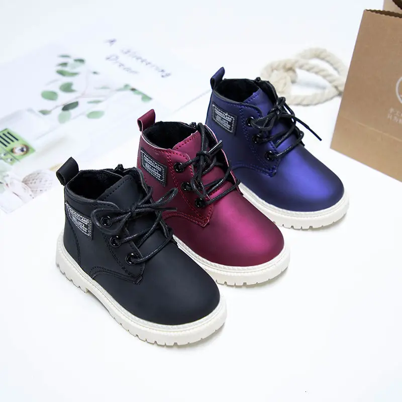 Новинка Детские Ботинки martin для мальчиков и девочек сезон осень-весна