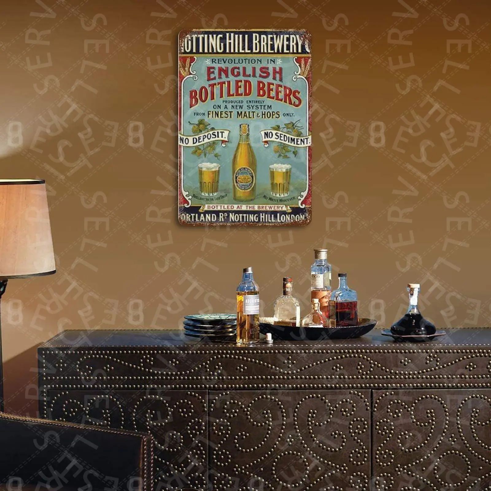 

Revolution in English Bottled Beers Tin Signs Retro Plaque Home Decor Wall Sticker Iron Art Poster Plates 20x30cm