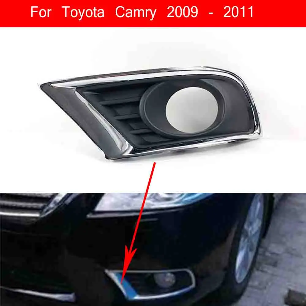 

Fog Light Cover For Toyota Camry 2009 2010 2011 Fog Lamp Shell Vent Car Front Bumper Grille Driving Lamp Cover