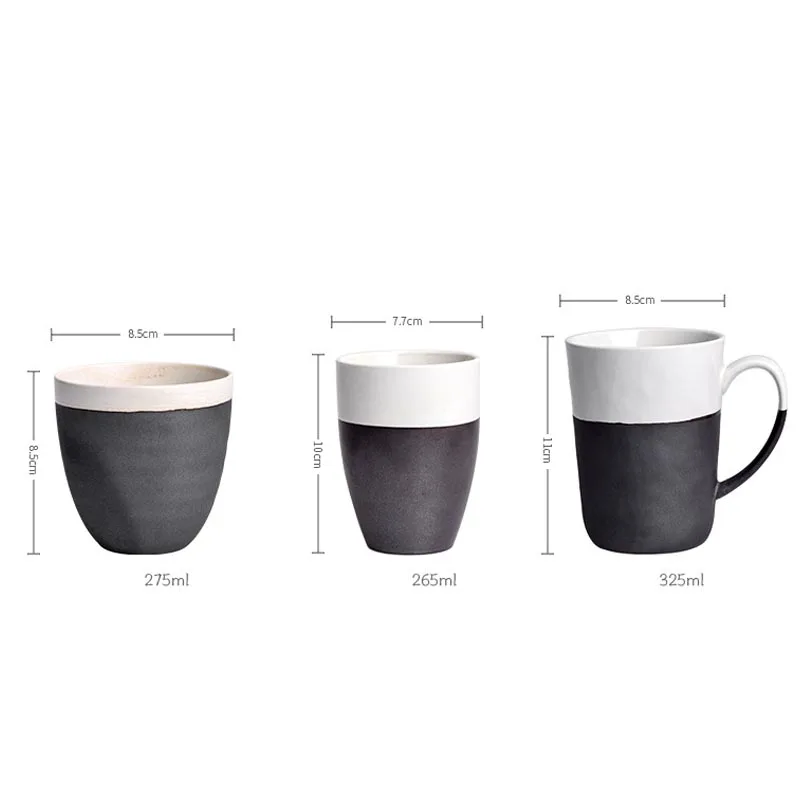 Японская керамическая кружка ручной работы винтажная керамика чайная чашка