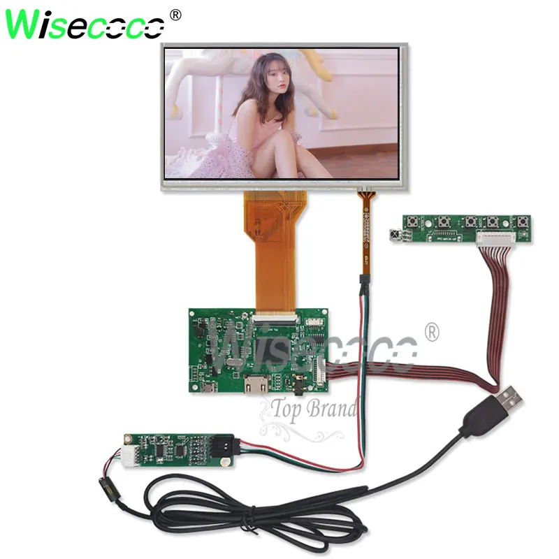 

Raspberry Pi 7 inch LCD Display 800*480 TFT AT070TN94 Screen with Drive Board for Raspberry Pi 2 / 3 Model B with touch