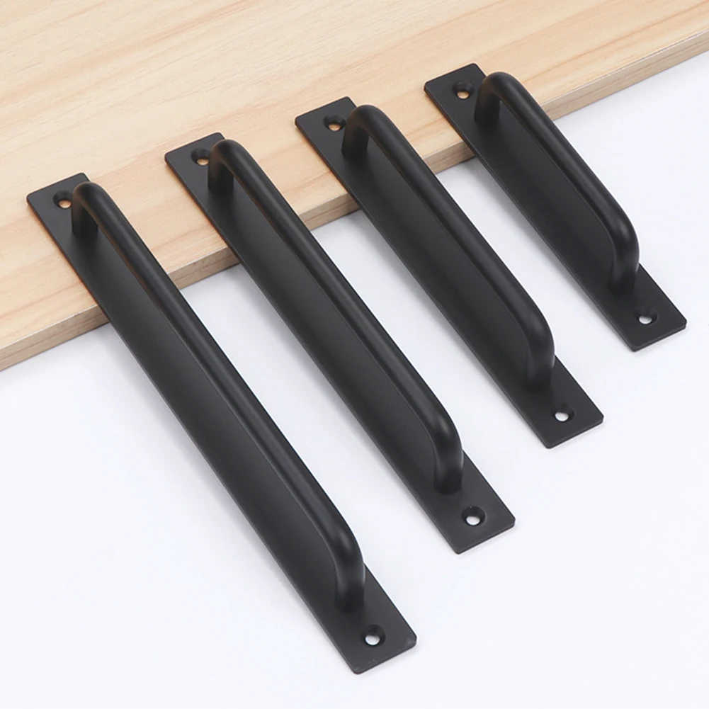

Modern Cabinet Handles Aluminium Door Handle Black Gold Silver Balcony Bedroom Kitchen Door Pull Drawer Knobs Furniture Hardware
