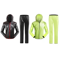 pro cycling suit raincoat rain pants split men women raincoat riding safety rainwear rain jacket pants outfits