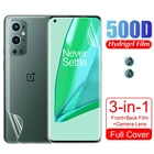 Для OnePlus 9r гидрогель Камера объектива передний, задний Защитный фильм Экран протектор для One Plus 9 Pro OnePlus9r 9Pro пленка не Стекло