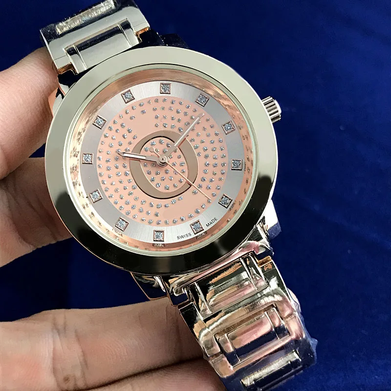 

RLLEN Stainless Steel Men's and Women's Couples Quartz Watches Fashion Luxury Jewelry Gift Temperament Elegant Exquisite