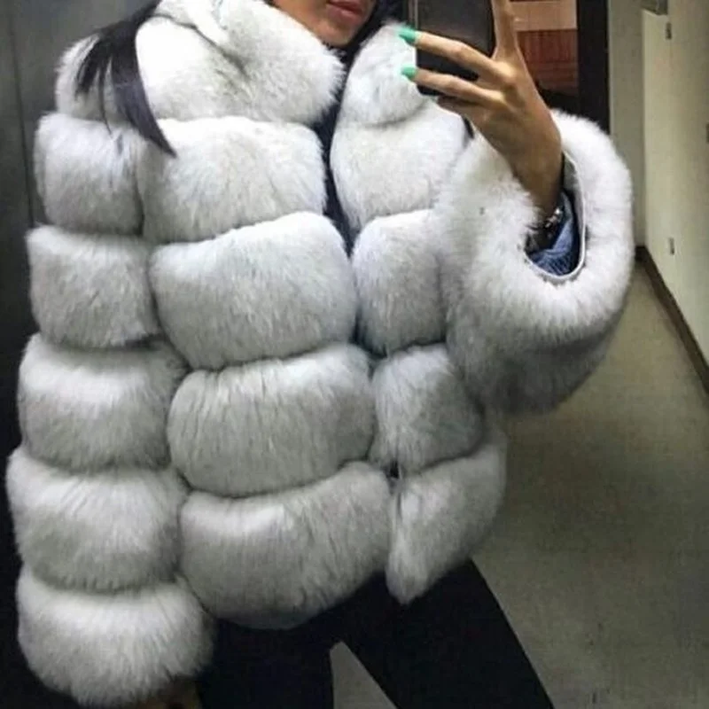 Casual Soft Thick Warm Fur Jacket Oversize Teddy Coats 2023 Autumn Winter Faux Fur Coat Women Plush Overcoat Pocket  Female New