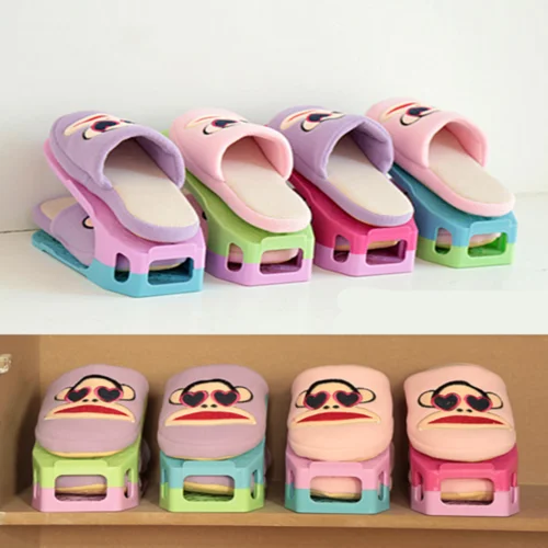 1 шт. полка для обуви прочный регулируемый органайзер обувь Поддержка Экономия