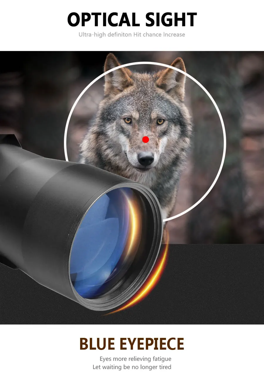3X44 зеленый красный точечный прицел тактический оптика Red Dot Сфера подходит 11/20 мм рельс прицелы для охоты