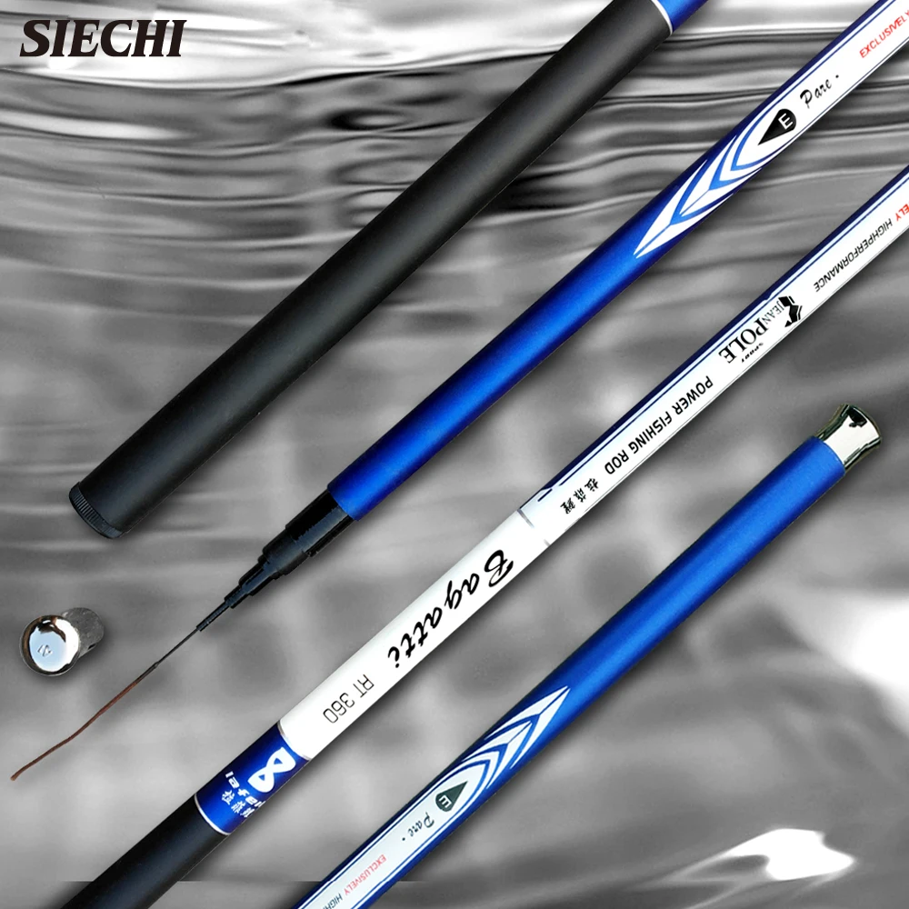 

SIECHI Portable Fishing Rod High Carbon Hard Fishing Pole Short Winter Ice Fishing Rod For Carp Perch Pike