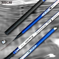 siechi portable fishing rod high carbon hard fishing pole short winter ice fishing rod for carp perch pike