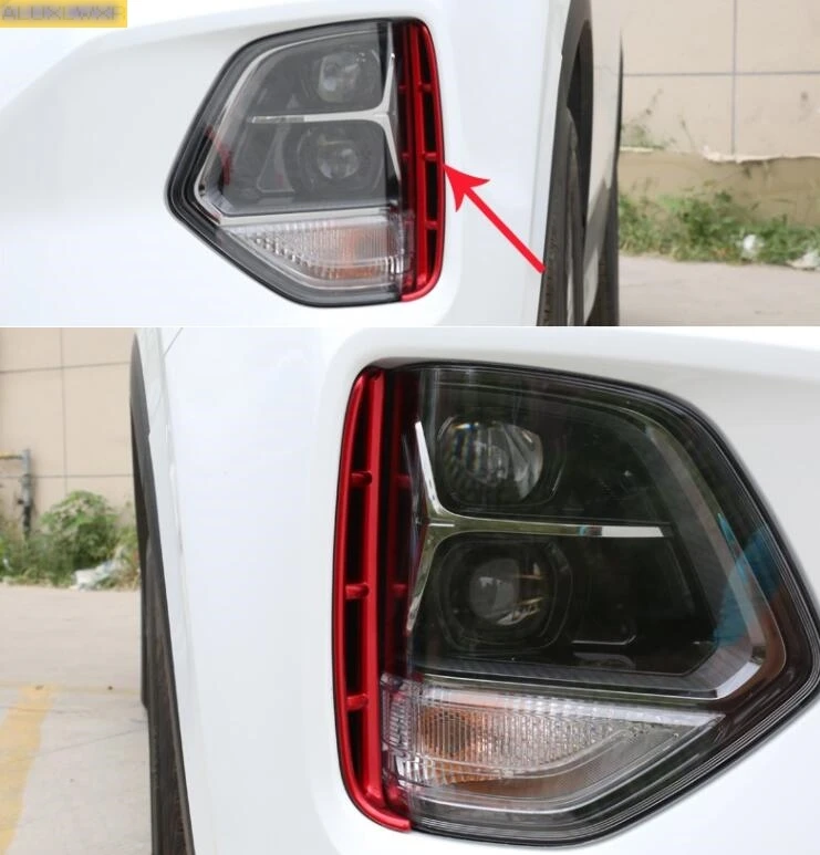 Автомобильные аксессуары для hyundai santa fe IX45 корпус для противотуманной фары световые литые крышки комплект отделка автомобиля-Стайлинг 2 шт